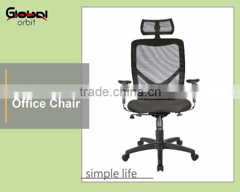Ventilate back height adjustable reception ergonomic office swivel chairs