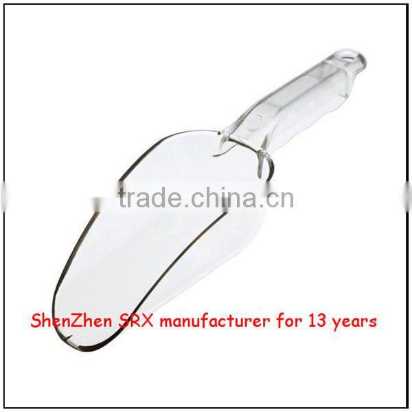 Clear Acrylic Plastic Kitchen Scoops,custom Wedding Candy Dessert Buffet Scoops,custom plastic ice scoops manufacturer