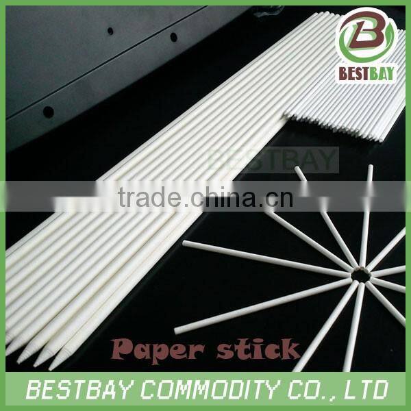 Colorful pattern food paper sticks,chocolate cake lollipop stick