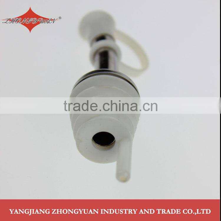 plastic wine bottle pourer with cap
