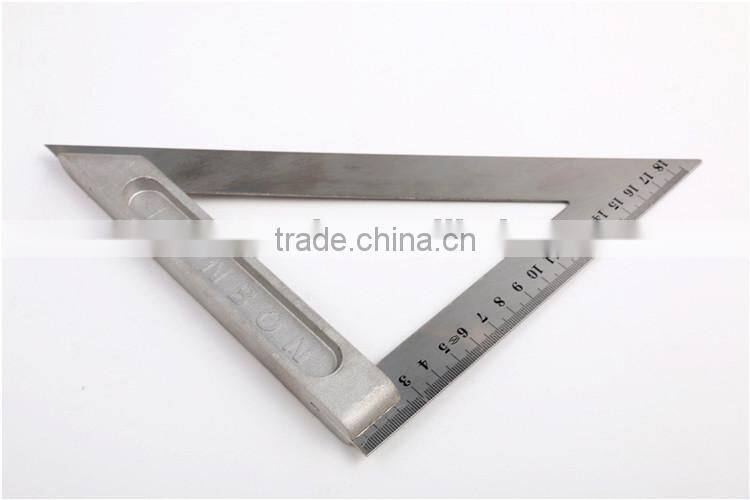 Professional aluminium triangle ruler for measuring