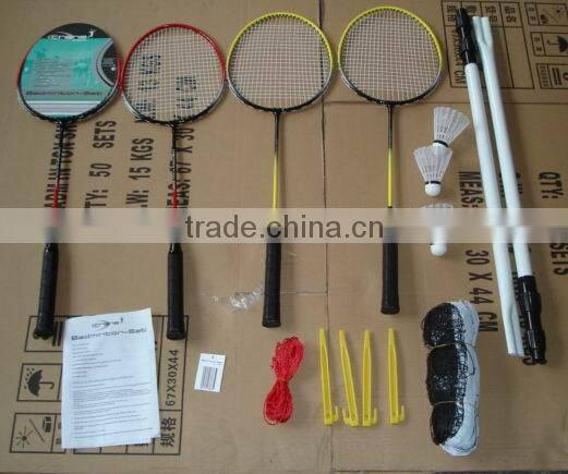4 player badminton set