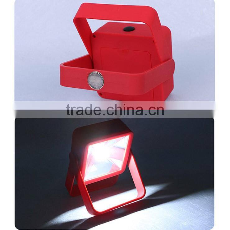 Plastic COB Working Light for Repairing with Kickstand and Magnet