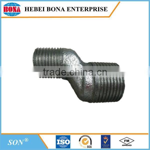 Malleable Cast Iron Eccentric Pipe Nipple With Tight Sealing