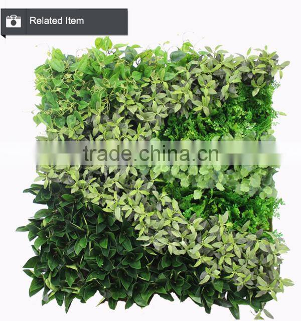 High quality artificial vertical garden artificial flower grass decorative plant wall