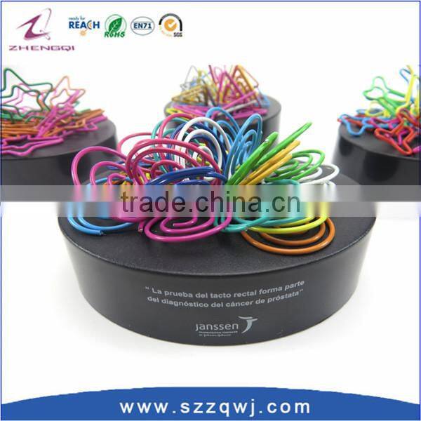 Coloed vinyl coated paper clips original manufacturer