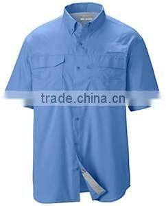 Wholesale fishing shirts short sleeve fishing shirts fishing wear sunscreen suits quick dry fishing shirts UV protect