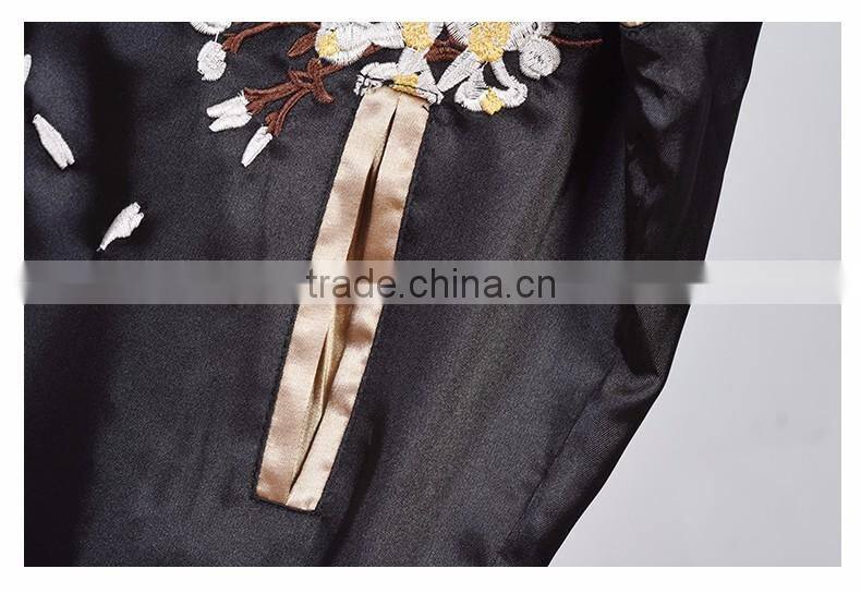 Womens embroidered jacket wholesale custom bomber jackets