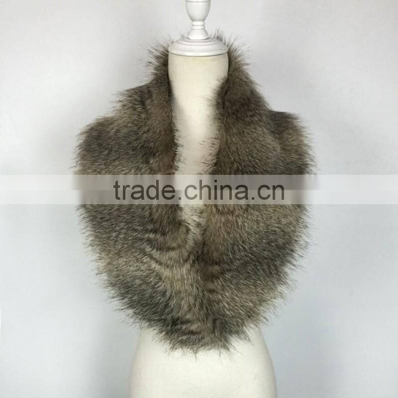 winter top sale and fashion warm lady faux fur decorative fake collar scarf