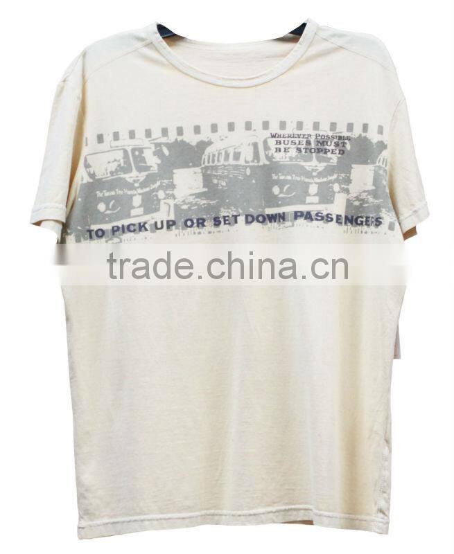 Men's Fashion Clothing 100% Cotton Printed Man T-Shirt