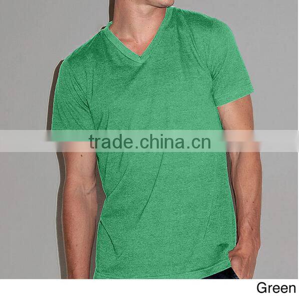 Canvas Men's Tri-Blend V-Neck Tee