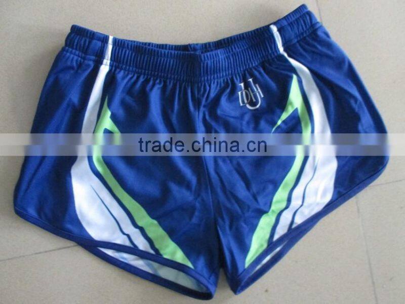 100% polyester customized running shorts