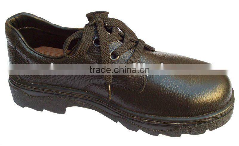 factory double density PU sole Split leather safety shoes, work shoes cheapest