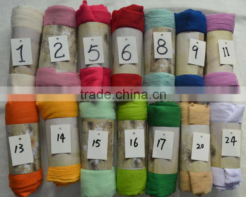 2016 hot popular plain Modal fiber voile lady soft fluffy rayon viscose scarf shawl 26colors stock