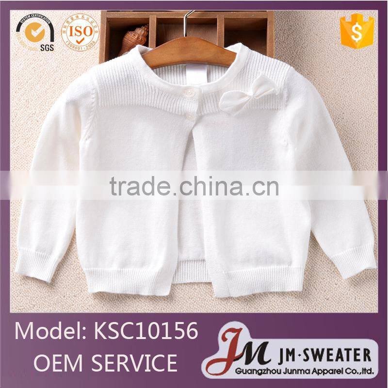 Latest knitting children clothes thin coat cardigan design for baby girls fall collection