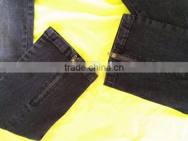 New Zealand custom designed ladies skinny jean with leg zip