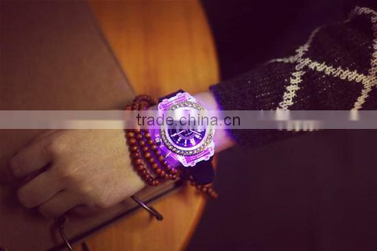2016 Cute Couple Watch With Diamond Cheap Led Watch For Kids