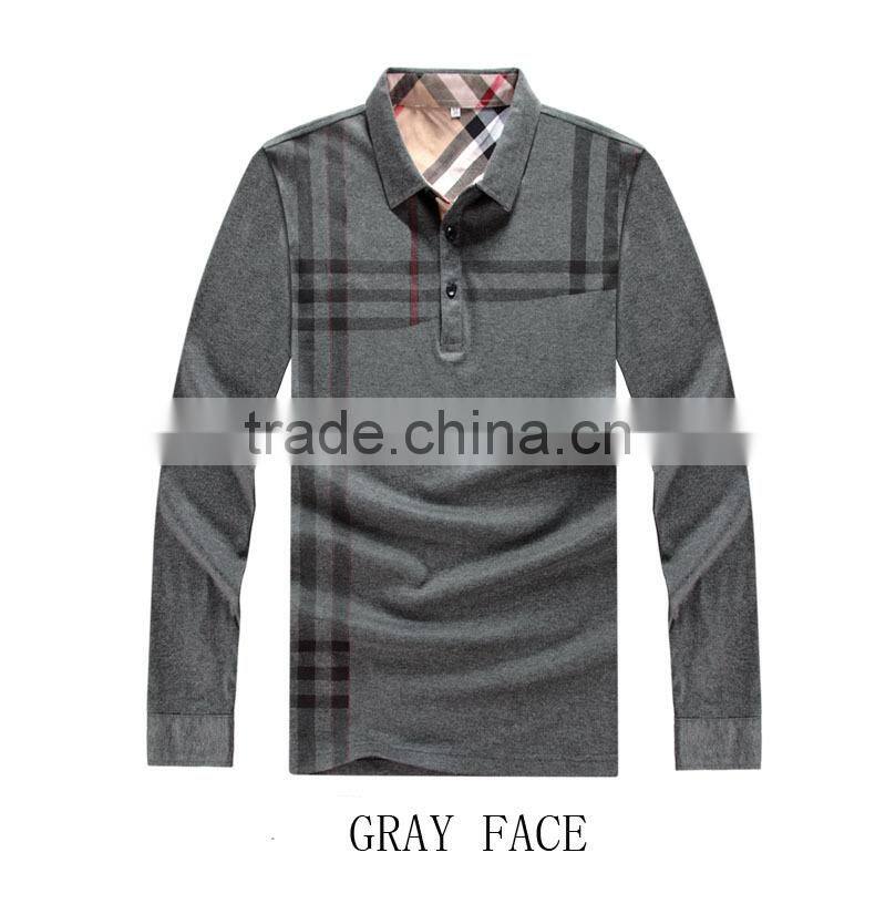 Men's long sleeve lapel Business and leisure fashion R0016