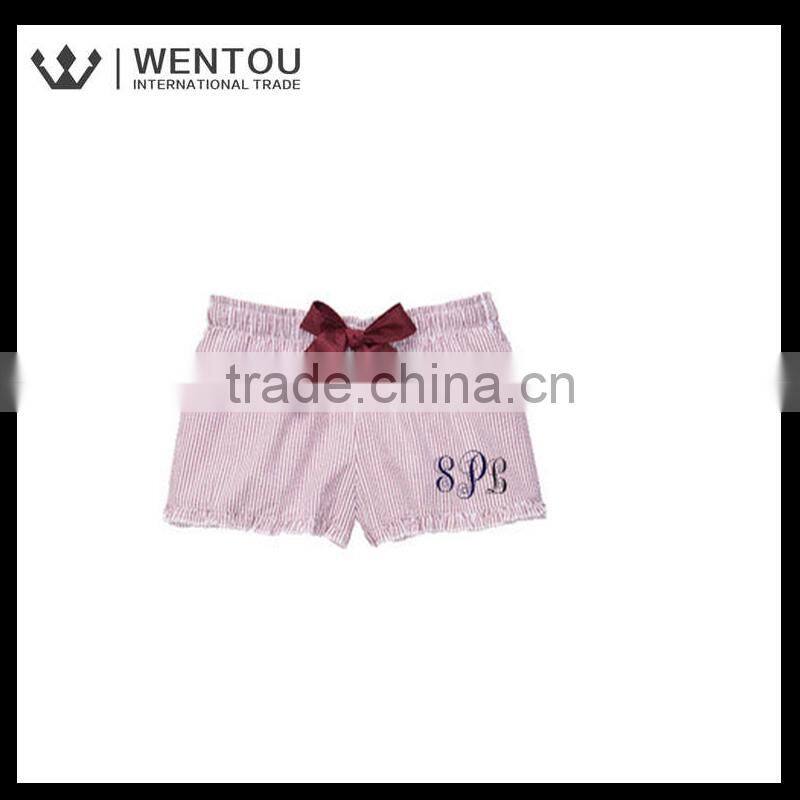 Hot sale Monogrammed Seersucker Sorority Shorts