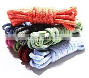 New Style Fleck Regular Rope Hiking Marathon Sports Shoes Laces - 130 CM Long Yeezy Shoes Thick Round Strings - Accept Custom