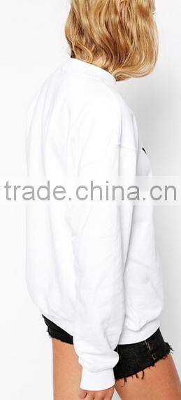 Girls Top Design 100% Cotton Hoodies Printing