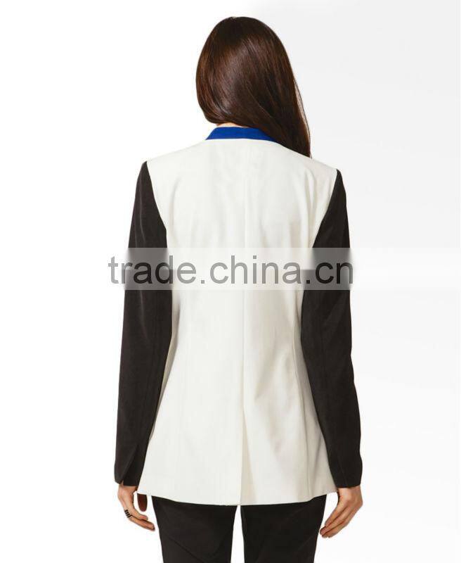 Longline Colorblocked Blazer