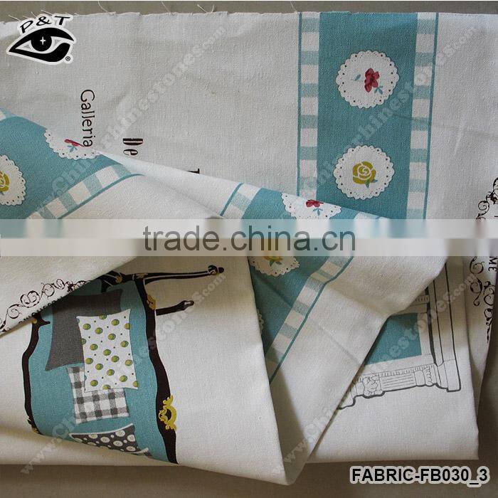 1.50m Fresh Style Flower Furniture Food Pattern Canvas Fabric Linen/Cotton Fabric Zakka Patchwork Fabric