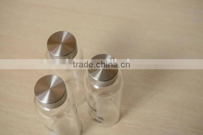 Cute Fashion Transparent Glasses Bottle Small Glass Bottle