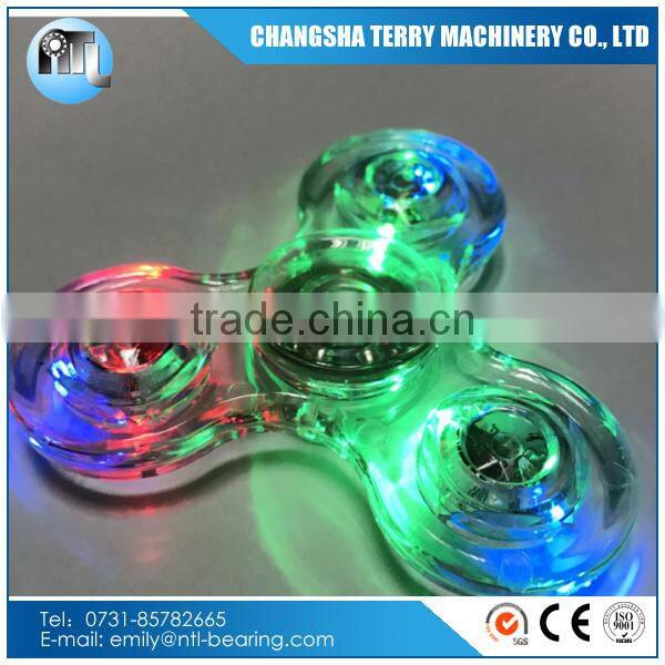 LED Crystal Fidget Toys/Finger Spinner