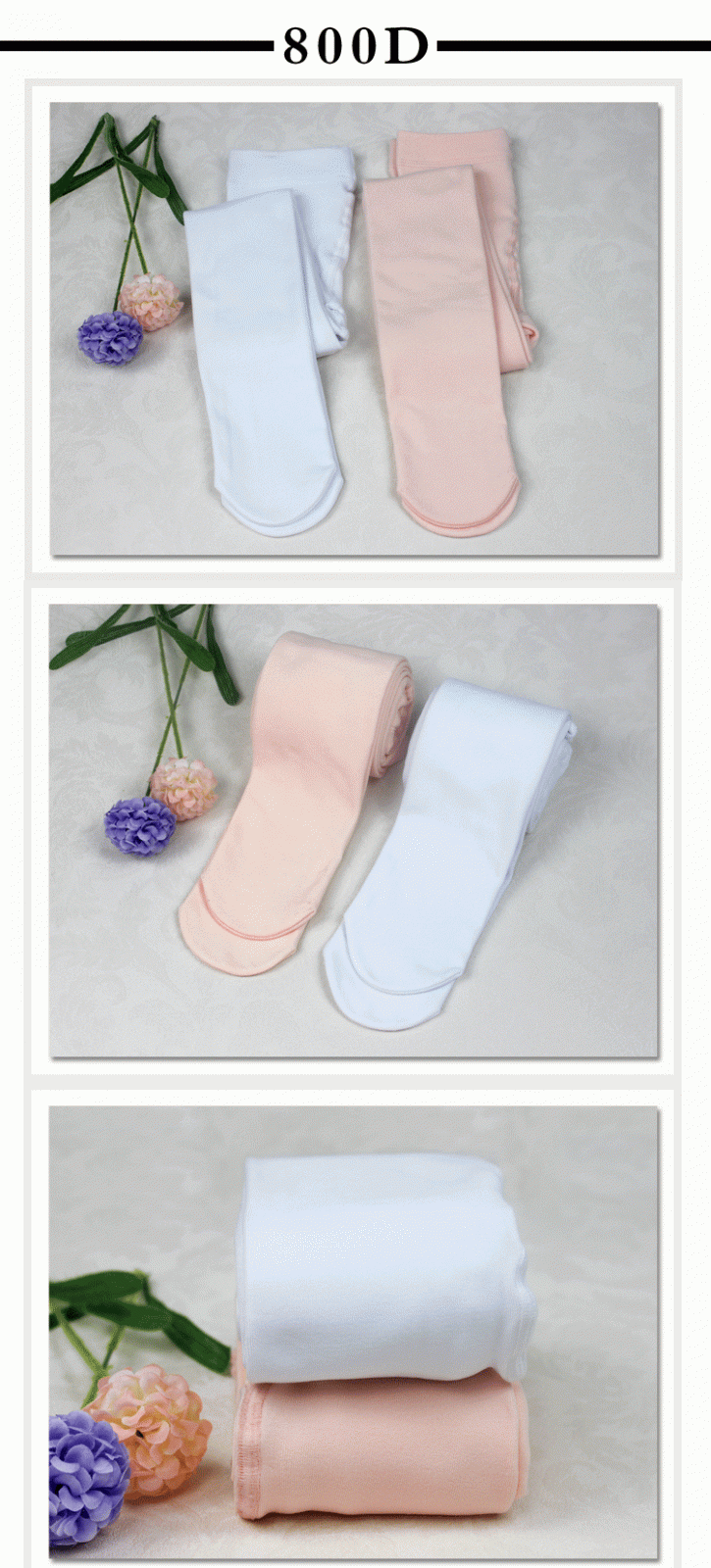 kids stockings pantyhose tights 80D 90D 800D Footed Ballet Dance Tights