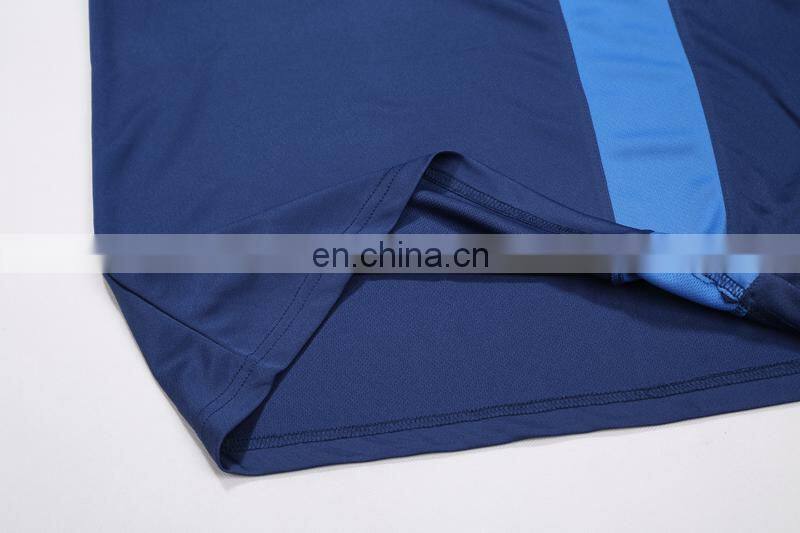 Custom Navy blue UK international school students soccer uniforms