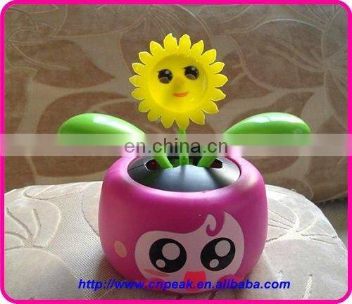 Dancing solar flower with mp3 player