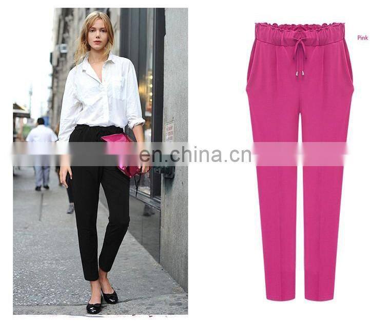 2017 summer harem pants size extra large fat women pants slacks trousers