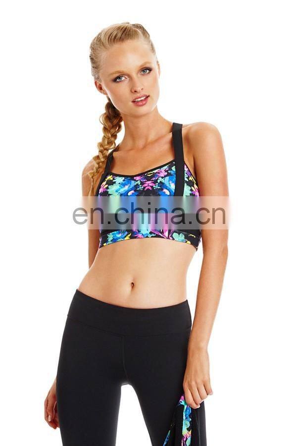 2016 fitness apparel manufacturers yoga clothing type seamless sports bra women yoga bra tops#YB0008