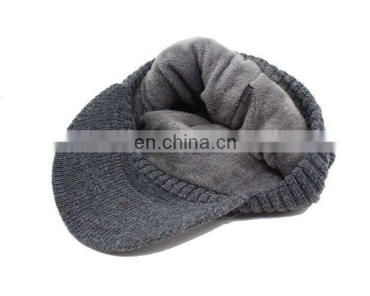 Men Wool feeling Scarf Caps Balaclava Mask Gorras Bonnet Knitted Hat