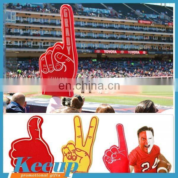 Popular Premiums Big Cheering Sponge Foam Finger Gloves