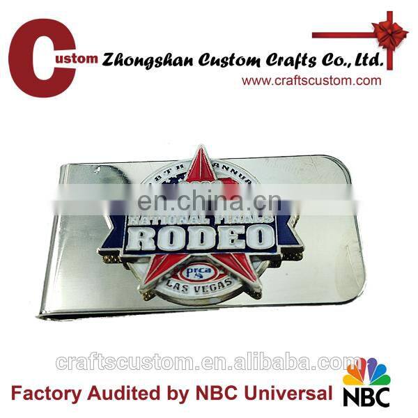 Custom gold plated batman money clip