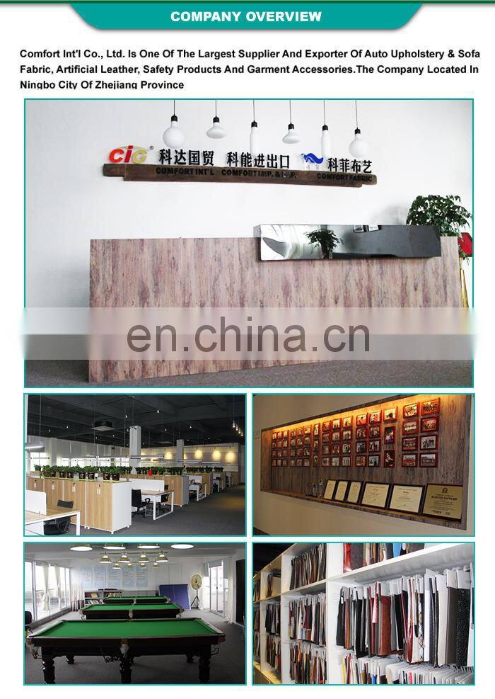Custom china pvc leather stocklot