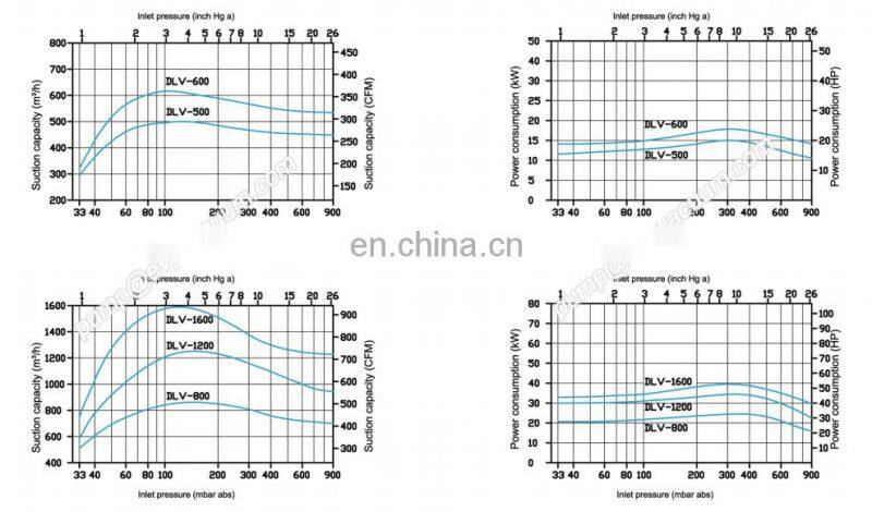 DLV350 double stage liquid ring vacuum pump for food packing 2SK Update