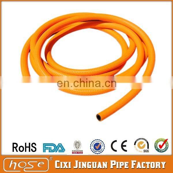 Gas Connection Hoses, PVC-P flexible metal gas connection hose gas hose with clamp