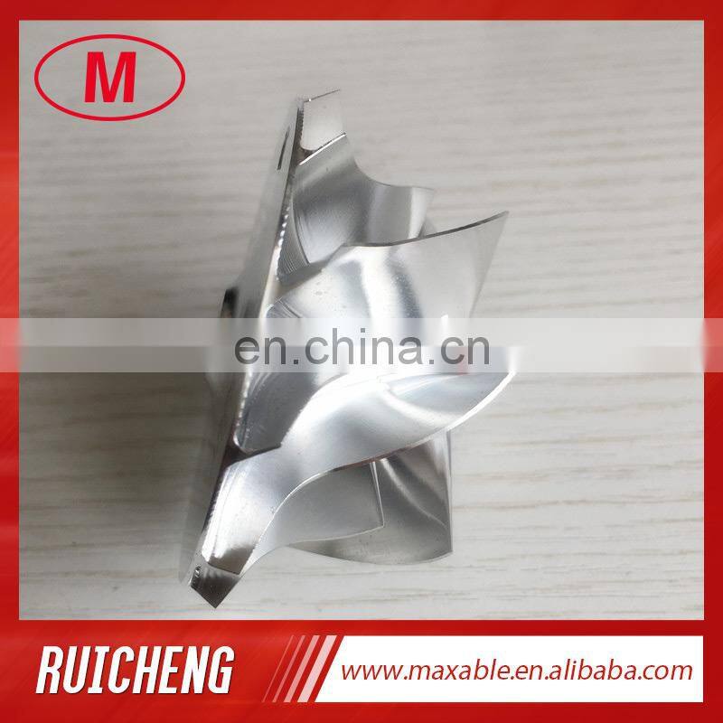 K16 5324-123-2206 49.62/61.98mm 6+6 blades performance billet/milling/aluminum 2618 compressor wheel for TTRS 1855-970-0000