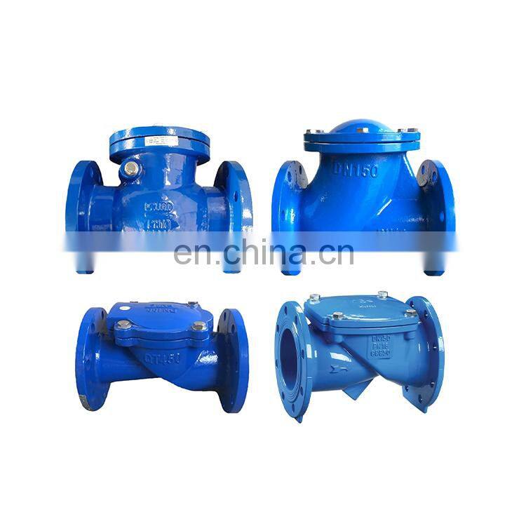 Dn100 Pump Disc Rubber Flapper Check Valve For Water
