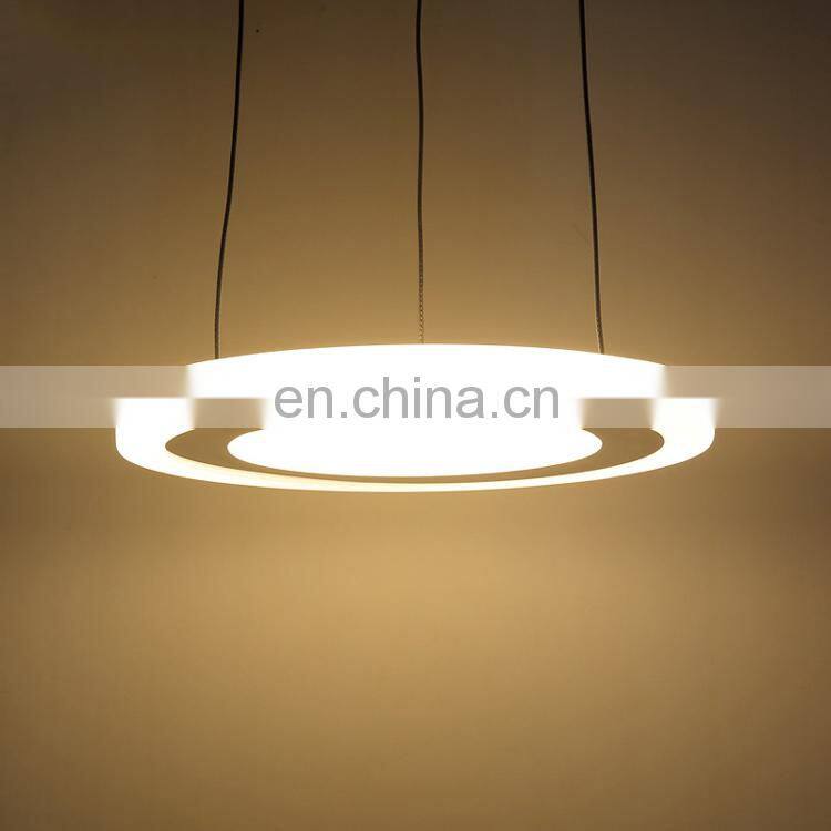 Luxury Modern Design Round Ring Led Chandelier Pendant Lamp Lighting