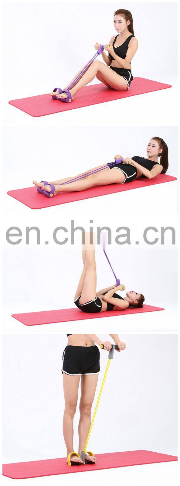 hand foot pedal gym yoga elastic fitness multi-function exercise pull ropes
