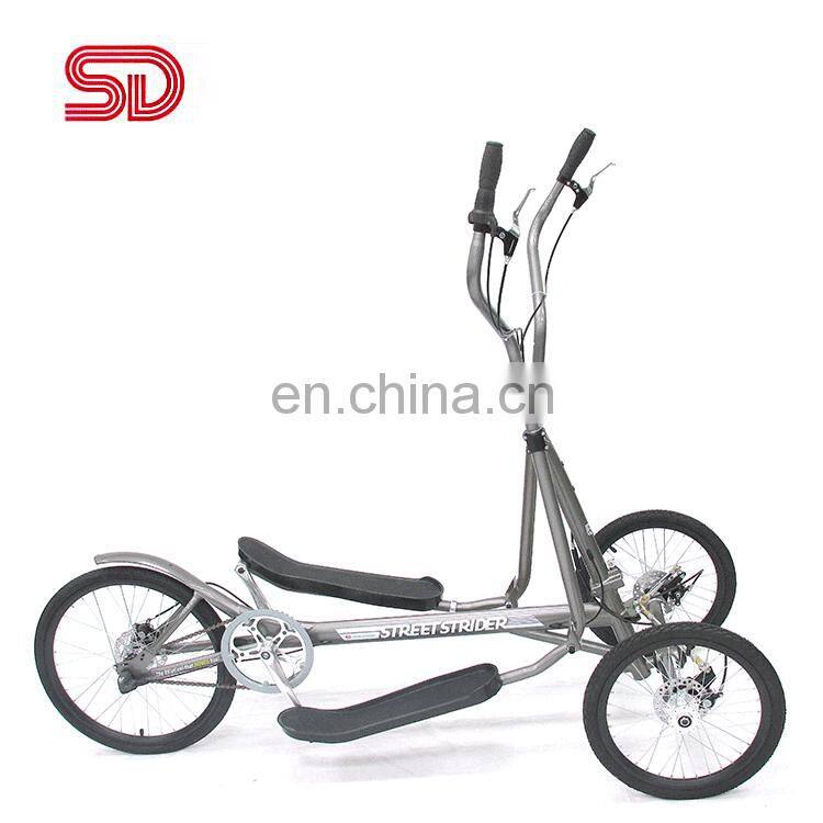 New Types Indoor and Outdoor 3 Wheel Elliptical PT Fitness Cross Trainer Exercise Bike