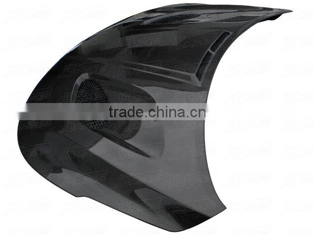 CARBON FIBER HOOD BONNET WITH HOLE FOR KIA K2 (JSK130202)