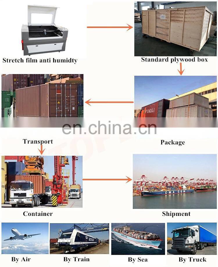 Factory Price 80W CO2 Wood CNC Laser cutting machine