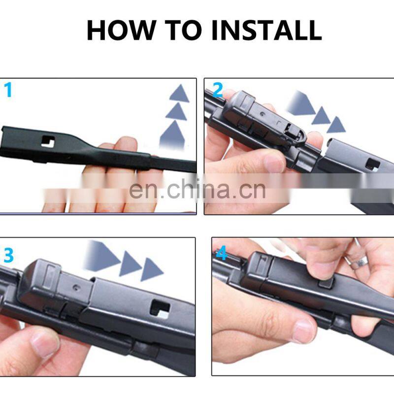for Audi A4 B8 B9 2008~2019 Car Wiper Blades Front Windscreen Windshield Wipers Car Accessories 2009 2010 2015 2016 2017 2018