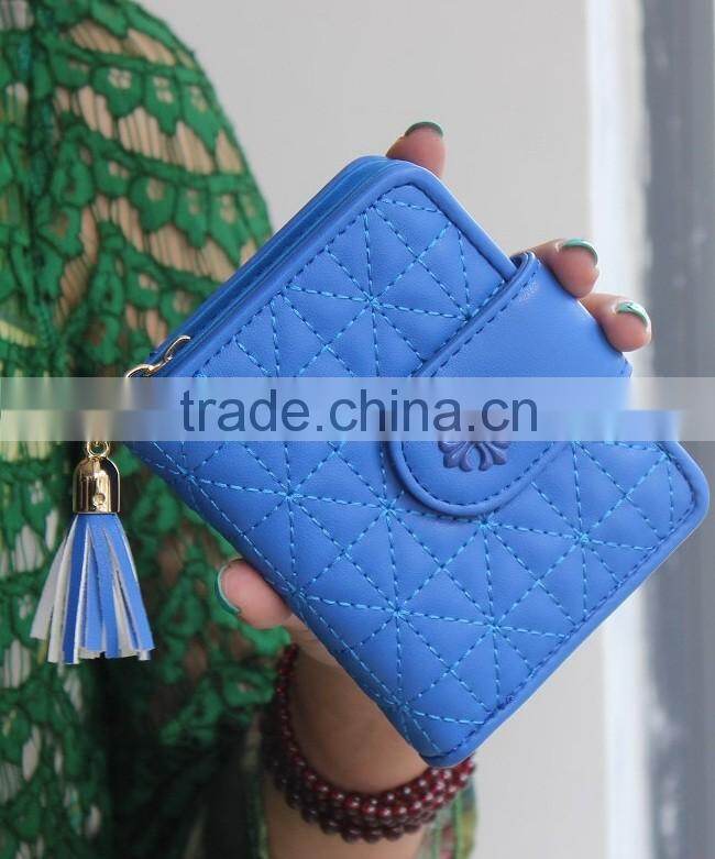 Multicolor Pink Blue Blck fashional de Ultimos moda ID card bank card Holder wallet cartera para dama