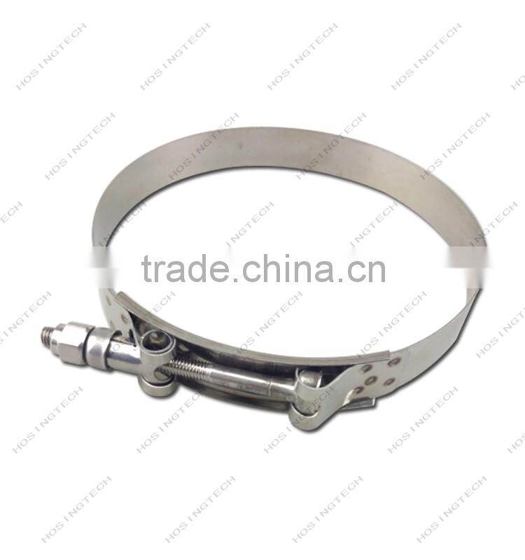 stainless steel T bolt spring hose clamp for car